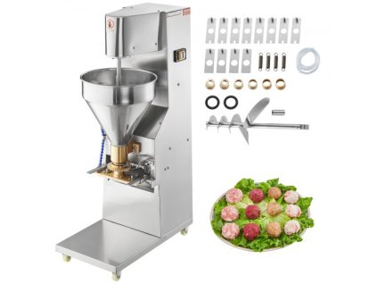 VEVOR Komerční stroj na tvarování masových kuliček Ryby Hovězí Vepřové Masové koule Maker 6 modelů