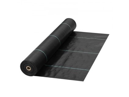 VEVOR bariéra proti plevelu, 5,8 oz krajinná látka, 3 stopy x 300 stop krycí rohož Heavy Duty tkaná geotextilie pro kontrolu trávy pro zahradu, terasu, černá