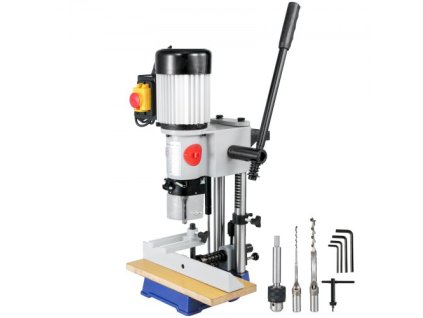 Stolní dlabačka VEVOR 1/2 HP 1400 ot./min Stolní vrtací lisy 60 liber vážící Stolní dlabací stroj Kapacita sklíčidla 13 mm Pro vnitřní broušení Vrtání do kovu Řezání dřevěných dlabaček
