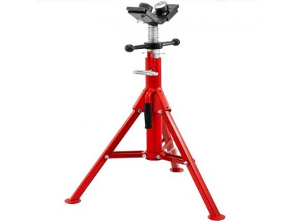 Stojan pro potrubní zvedáky s 2-kuličkovou přenosovou V-hlavou a skládacími nohami 2500LB Nastavitelná výška 28" až 51,5" typ 1107A