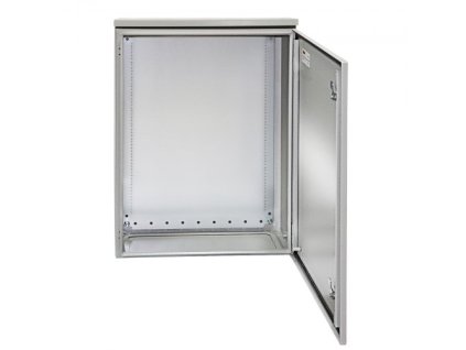 Elektrická skříň VEVOR, 28" x 20" x 8", Venkovní skříň NEMA 4 s certifikací UL, IP65 Vodotěsná a prachotěsná za studena válcovaná spojovací krabice z uhlíkové oceli pro venkovní vnitřní použití, s deštěm H