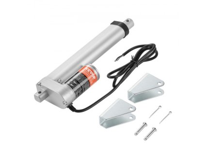 Lineární pohon VEVOR 12V 6 palců vysoké zatížení 330lbs/1500N 0,19"/s Krytí IP54