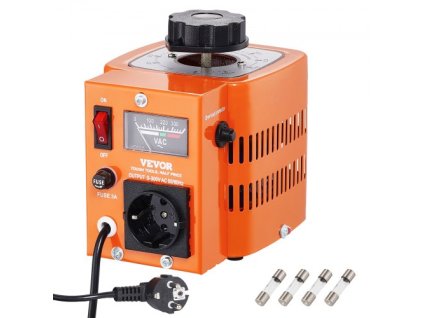 VEVOR 500VA transformátor s proměnným napětím 1,7A 0-300V AC regulátor napětí CE