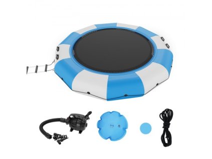 VEVOR 13ft nafukovací vodní trampolína Swim Platform Bounce pro Pool Lake Toy