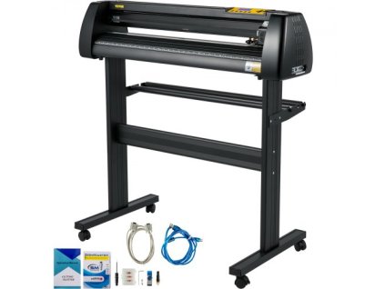VEVOR 28in Vinyl řezačka Stroj Podlahový stojan Vinly Plotter Tool Kit SignMaster