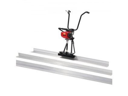 VEVOR Gas Concrete Power Screer, 6 stop/8 stop/11 stop sada hliníkových desek s rovnými hranami, 4taktní vibrační motor na cementovou úpravu s výškově nastavitelnými rukojeťmi, vysoce účinné betonářské nářadí 6500 ot./min.