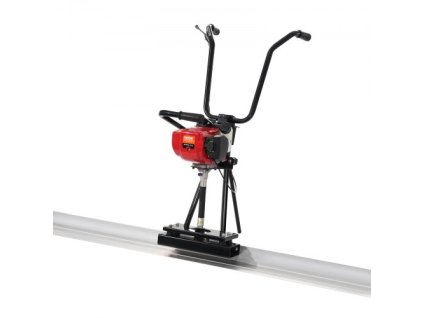 VEVOR Gas Concrete Power Screed, s 3370 mm hliníkovou deskou s rovnými hranami, 4taktní vibrační motor na cementovou úpravu s výškově nastavitelnými rukojeťmi, vysoce účinné betonářské nářadí 6500 ot./min.