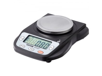 Laboratorní analytická váha VEVOR 600 g x 0,01 g 6 jednotek pro převod elektronických
