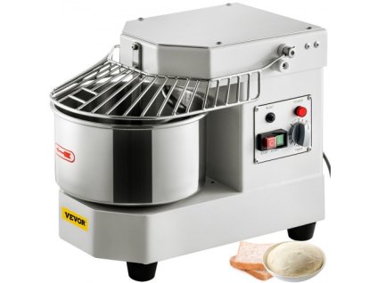 Komerční mixér na těsto VEVOR Spirálový mixér na těsto s miskou z nerezové oceli 8,5 Qt