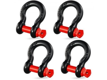VEVOR 4 balení 5/8" D prstencový třmen s 3/4" šroubovacím kolíkem 28660 lbs Pevnost v přetržení