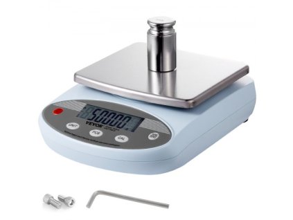 Laboratorní analytická váha VEVOR 2000 g x 0,01 g 13 jednotek pro převod elektronických