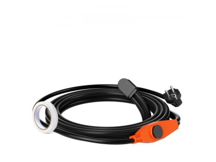 VEVOR Trubkový topný kabel 2m 23W/m Tepelná páska pro trubky s vestavěným termostatem