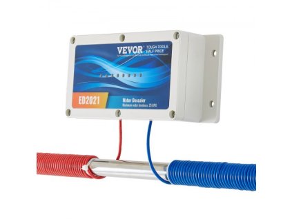 VEVOR Elektronický systém vodního odvápňovače Celý dům bezsolný odstraňovač vodního kamene pro domácnost