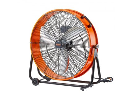 VEVOR bubnový ventilátor 24palcový vysokorychlostní průmyslové použití 3-rychlostní 8600CFM pro sklad