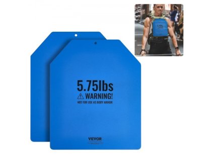 Talíře se zátěžovou vestou VEVOR pro silový trénink Běžecký trénink 2x5,75 LB