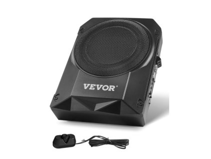 VEVOR 10" 400W subwoofer pod sedadlo do auta Tenký systém subwooferu do auta/náklaďáku