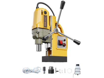 Magnetická vrtačka 1400W 2810 lbf Mag vrtací lis 1,6palcový průměr vrtání 800 ot./min
