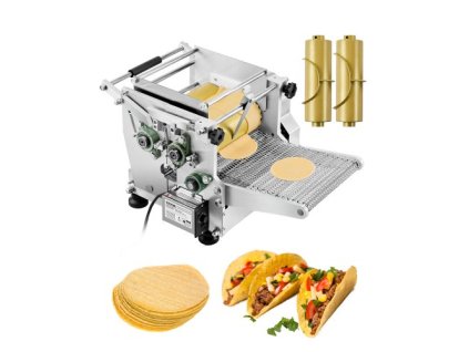 VEVOR Electric Tortilla Maker Automatický stroj na výrobu kukuřičných tortill (4 + 6 palců)