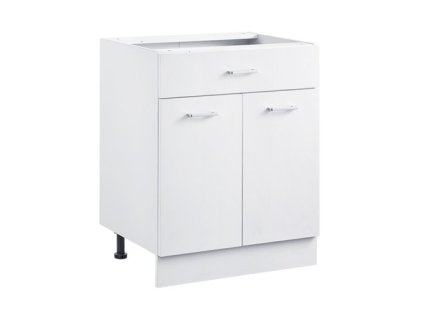 Spodní skříňka VEVOR Shaker, šířka 24" x hloubka 19" x výška 32" (v), připravená k sestavení, se zásuvkou