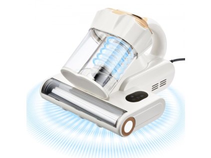 Vysavač na matrace VEVOR s výkonným sacím tlakem 18 kPa, HEPA filtr, 550 W, bílý