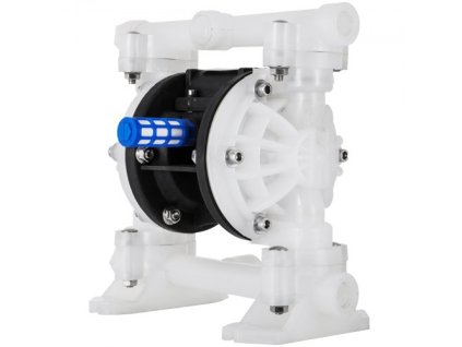 Vzduchové dvojité membránové čerpadlo VEVOR 7GPM 100PSI Polypropylenové membránové vodní čerpadlo s 1/2 palcovým vstupním a výstupním portem Membránové vzduchové čerpadlo 226,4 stop Max. hlava Vzduchem ovládané membránové čerpadlo s utěsněným…