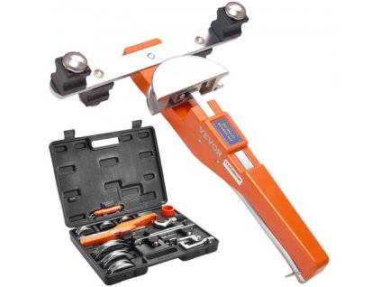 Ohýbačka trubek VEVOR, ráčnové ohýbačky trubek 1/4"-7/8", 90° nástroje pro ohýbání trubek dopředu/dozadu se 7 zápustkami pro opravy chladniček klimatizace HVAC