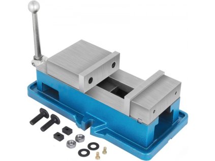 VEVOR 5" Super-Lock svěrák pro NC/CNC stroje Stolní upínací svěrák Vysoce přesný, upínací svěrák CNC svěrák Uzamykací Vrtání svěráku 125 mm šířka CNC 24KN