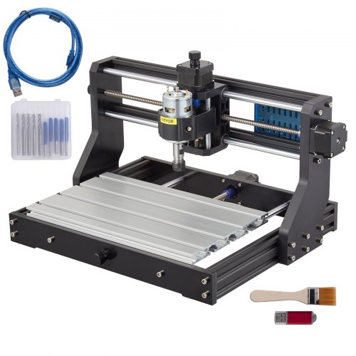 VEVOR CNC 3018 Pro 300×180×45mm CNC stroj GRBL Control Mini rytec s offline ovladačem 3osý gravírovací stroj pro řezbářské frézování Plast Akryl PVC Dřevo