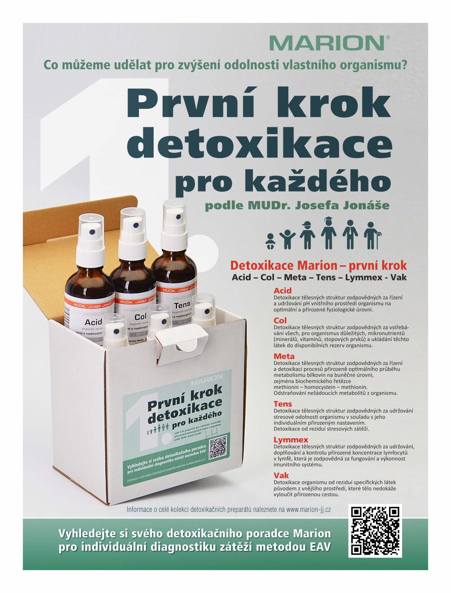 První krok detoxikace pro každého - sada preparátů