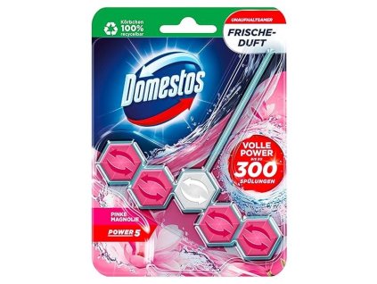 Domestos Power 5 WC blok s vůní Pink Magnolie