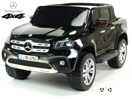 1521 elektricke auticko mercedes benz x class 4x4 dvoumistny pick up s 2 4g cerna mataliza
