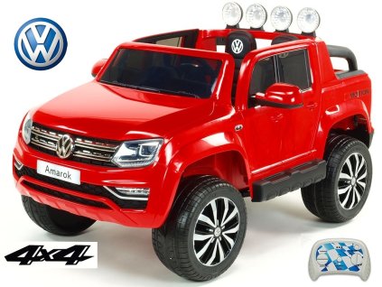 163 1 elektricke auticko dvoumistny volkswagen amarok 4x4 cervena metaliza
