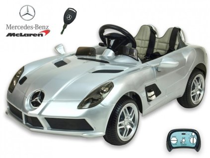 181 14 elektricke auticko mercedes benz slr mc laren stirling moss s 2 4g xenony stribrny lak