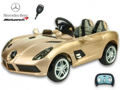 184 7 elektricke auticko mercedes benz slr mc laren stirling moss s 2 4g xenony zlaty lak