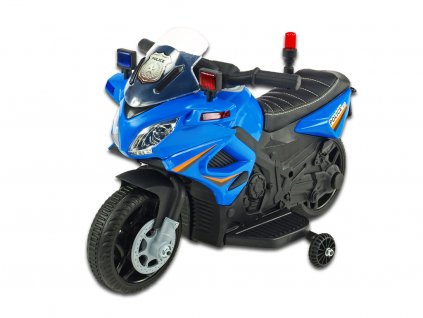 Moto mini Polic 911 modrá 1