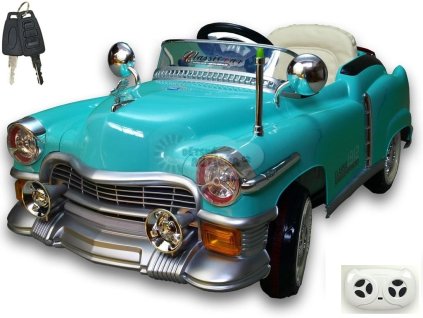 58 17 elektricke auticko retro kuba s 2 4g do tyrkysove zelena