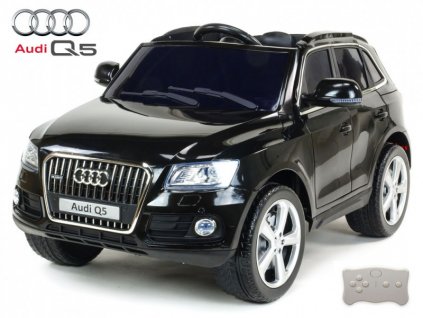 791 28 elektricke auticko audi q5 tfsi quattro s 2 4g do otviracimi dvermi usb tf mp3 led osvetleni perovanim cerna