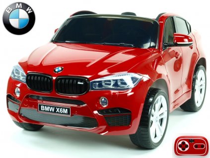 821 34 elektricke auticko bmw x6m dvoumistne s 2 4g bluetooth ovladacem vinova metaliza