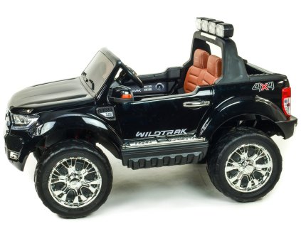 Elektrické autíčko Ford Ranger Wildtrak 4x4 LUX s 2,4G, FM, USB, černá metalíza