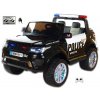 Elektrické autíčko Rover Policie 4x4 dvoumístný s 2,4G DO, LED osvětlením, USB, MP3, EVA koly, černý