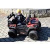 Elektrická bugina Turbo RZR 4x4 dvoumístná s 2,4G DO, odpružením, EVA koly, červená