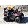 Elektrická bugina Turbo RZR 4x4 dvoumístná s 2,4G DO, odpružením, EVA koly, červená