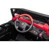 Elektrická bugina Turbo RZR 4x4 dvoumístná s 2,4G DO, odpružením, EVA koly, červená