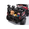 Elektrická bugina Turbo RZR 4x4 dvoumístná s 2,4G DO, odpružením, EVA koly, červená