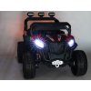 Elektrická bugina Turbo RZR 4x4 dvoumístná s 2,4G DO, odpružením, EVA koly, červená