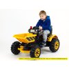 920 29 detsky elektricky traktor kingdom 12v s vyklopnou korbou modry