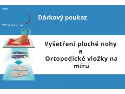 Vyšetření ploché nohy a ortopedické vložky na míru