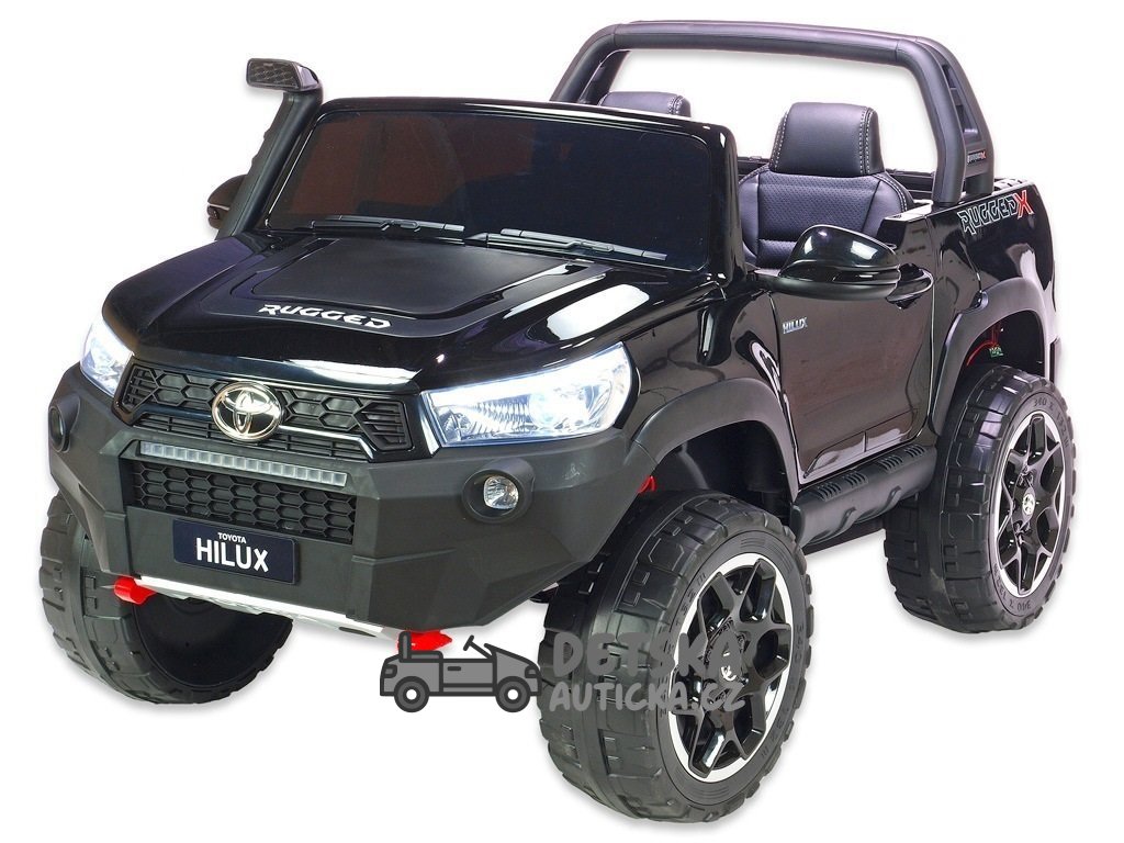 Toyota Hilux Rugged-X s 2.4G, 24V, dvoumístná, černá metalíza