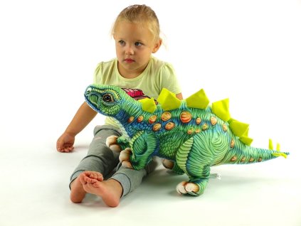 Plyšový dinosaurus Stegosaurus, délka 66cm, výška 33cm
