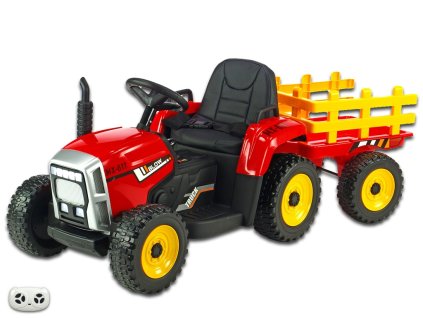 Rozkošný traktor červ 1